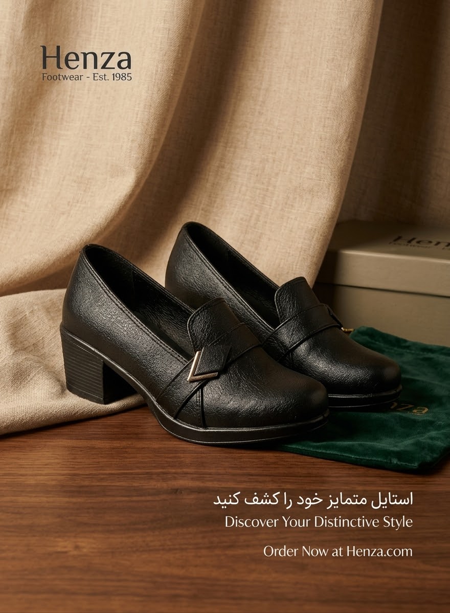 کفش مجلسی و اداری مدل هنزا